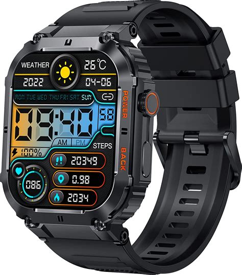 rugged smartwatch for iphone|rugged smart watch for men.